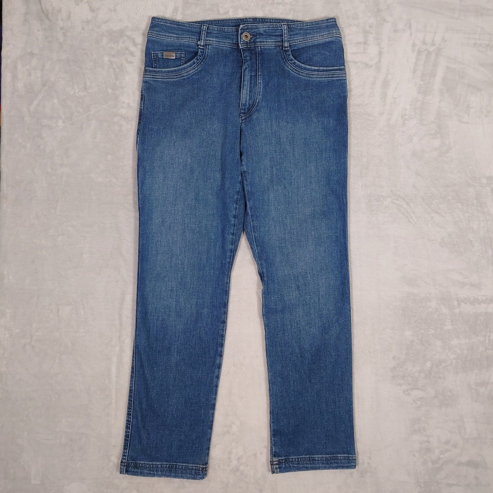 KUHL Klassik Fit High Performance Jeans Mens 34x32 (33x31) Stretch Indigo Blue